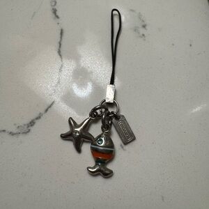 Y2K Vintage Coach Star Fish Phone Charm